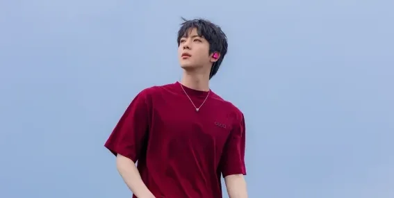 Foto de Jin, vocalista de BTS