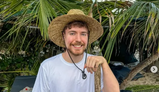 Foto de MrBeast (Jimmy Donaldson), youtuber y empresario estadounidense
