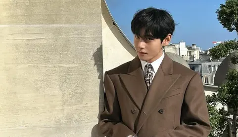 Foto de V, vocalista de BTS